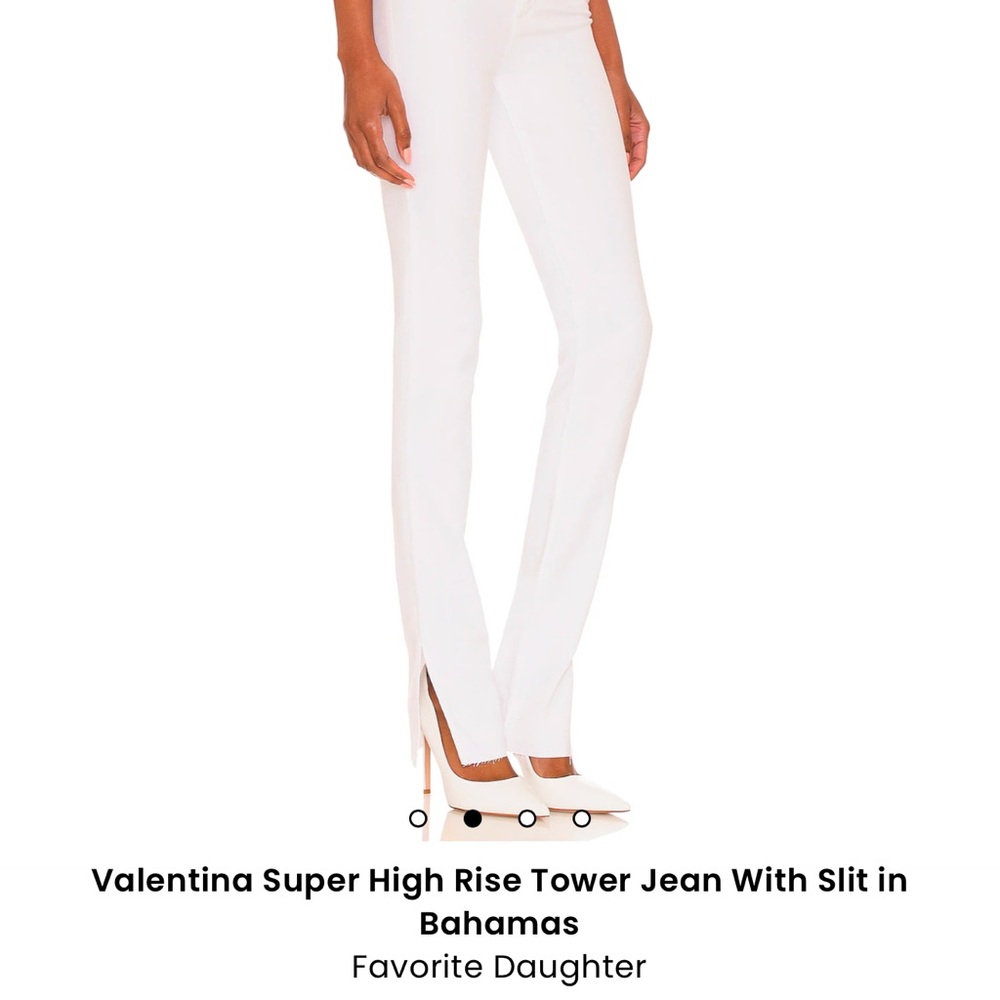 Favorite Daughter White High Rise Jeans